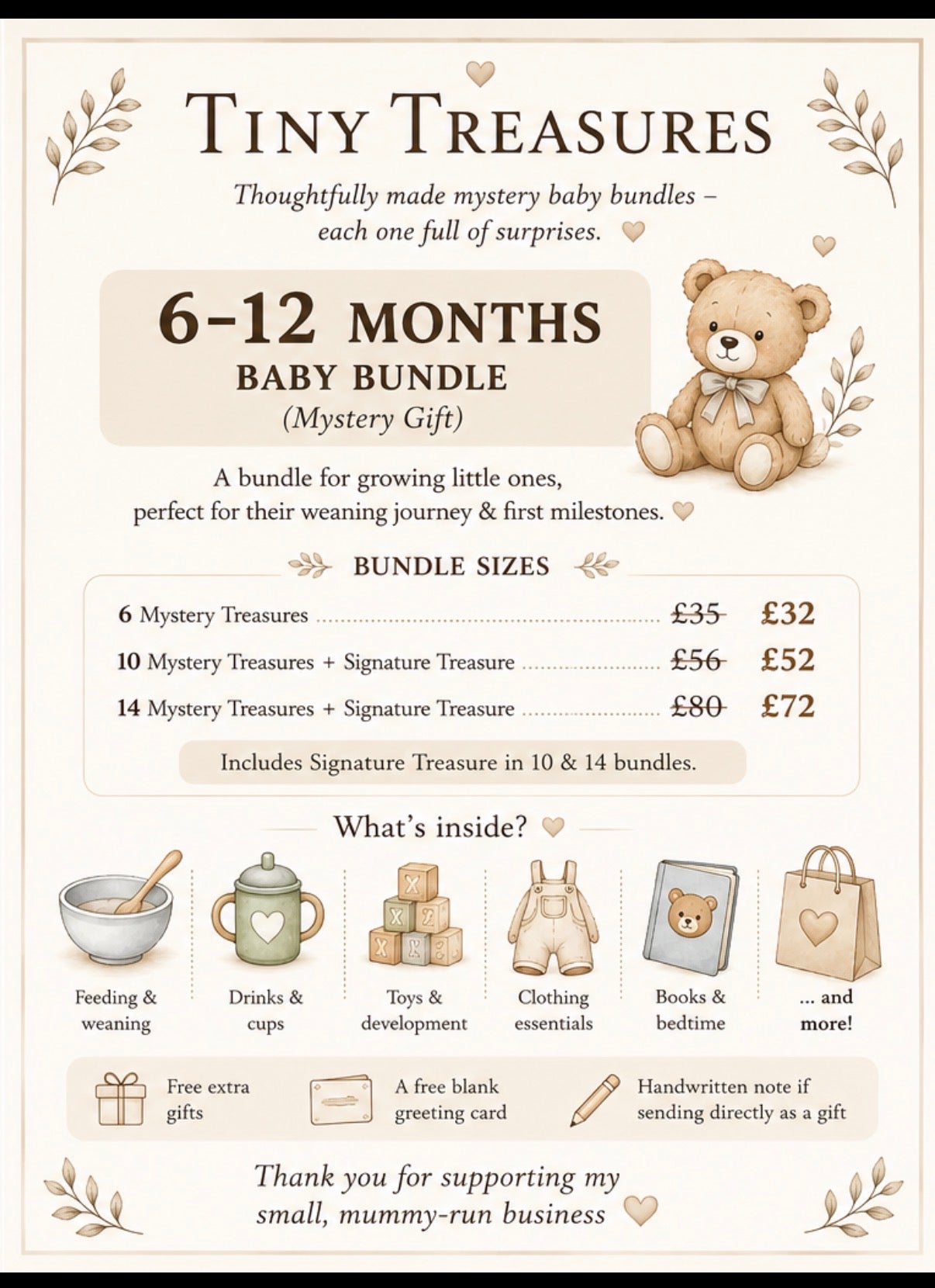 ✨6-12 month Mystery Treasures Bundle✨